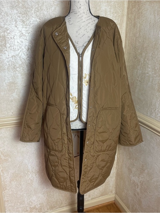 NWT Woolrich M Olive Quilted Jacket + Floral Vest Duo Limited Edition Gorpcore - Picture 4 of 16